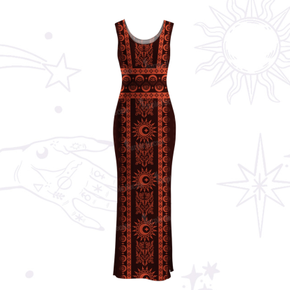 Purplehecate Visionary Sun Maxi Tank Beachwear Dress