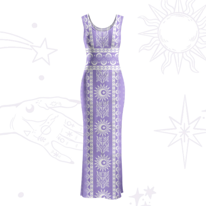 Purplehecate Visionary Sun Maxi Tank Beachwear Dress