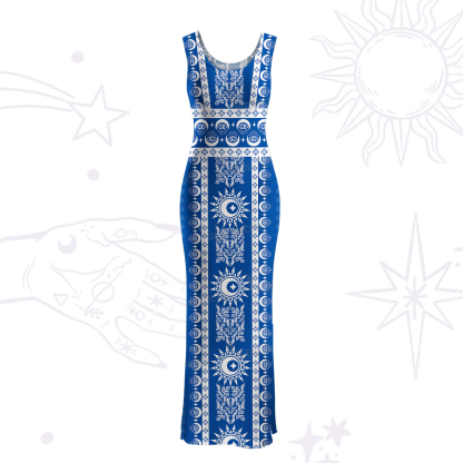 Purplehecate Visionary Sun Maxi Tank Beachwear Dress