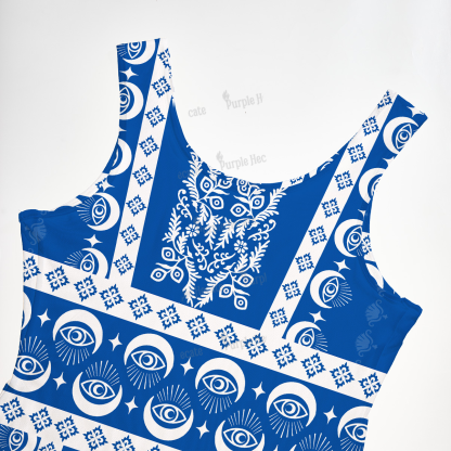 Purplehecate Visionary Sun Maxi Tank Beachwear Dress