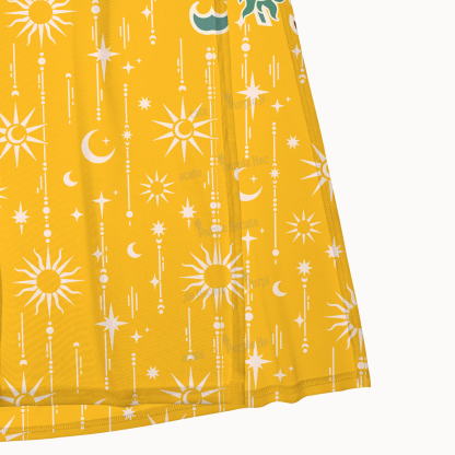 Purplehecate Solar Whispers Witch Maxi Tank Beachwear Dress