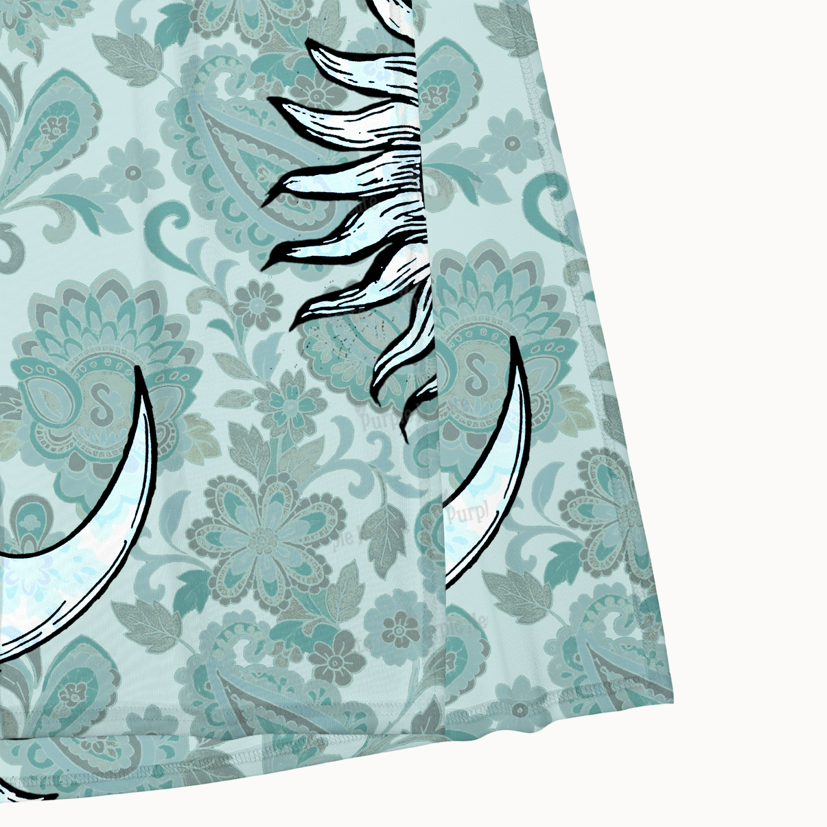 Purplehecate Sun & Moon Whispers Maxi Tank Beachwear Dress