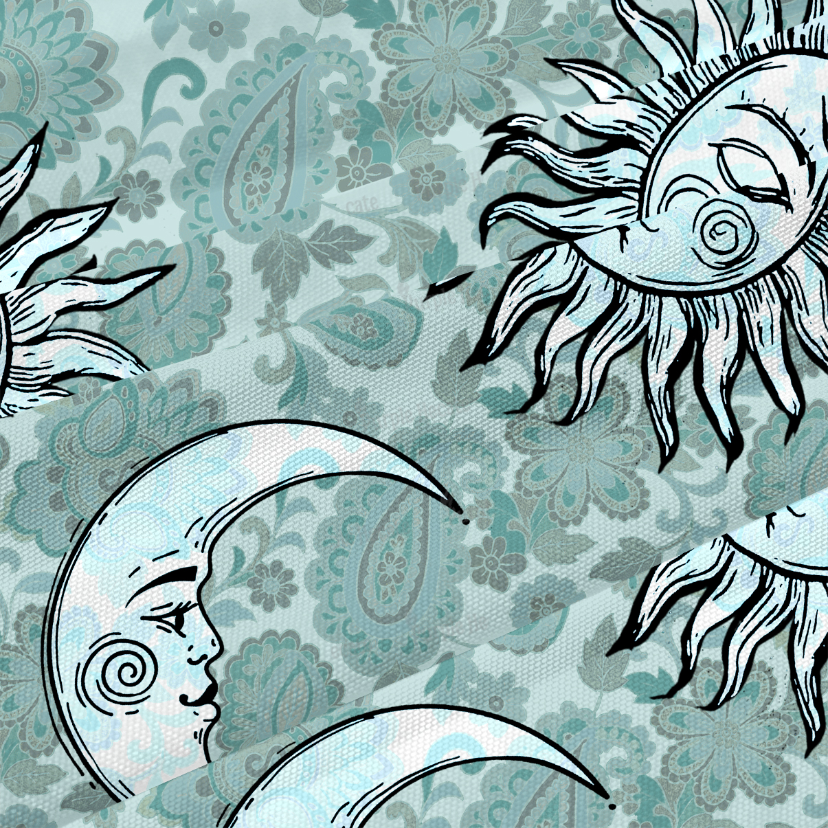 Purplehecate Sun & Moon Whispers Maxi Tank Beachwear Dress