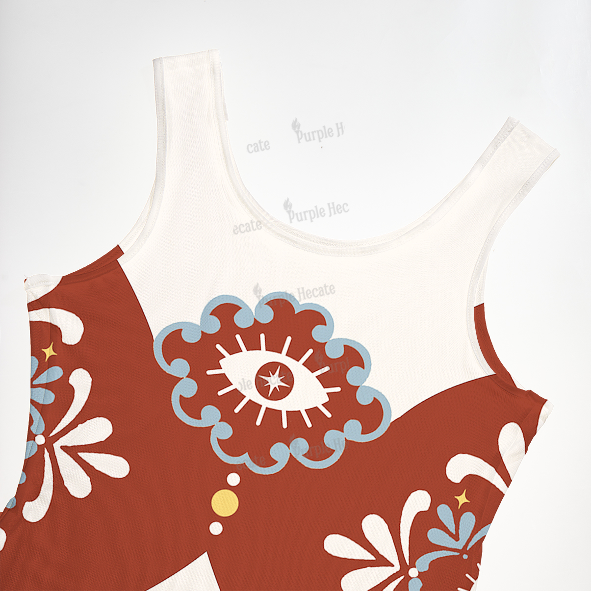 Purplehecate Celestial Oracle Maxi Tank Beachwear Dress