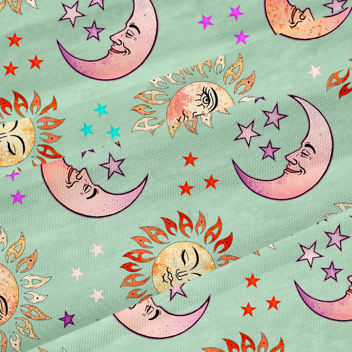 Purplehecate Dancing Suns and Lunar Dreams  Maxi Tank Beachwear Dress