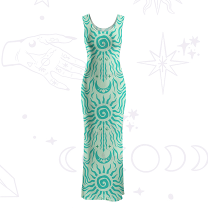 Purplehecate Solar Ritual Maxi Tank Beachwear Dress