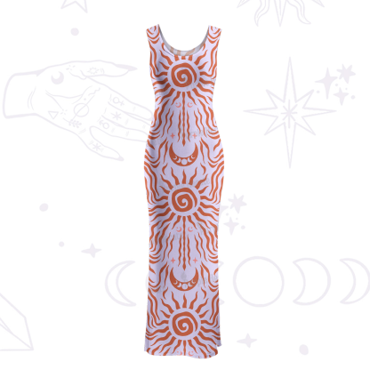 Purplehecate Solar Ritual Maxi Tank Beachwear Dress