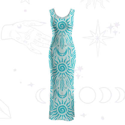 Purplehecate Solar Ritual Maxi Tank Beachwear Dress