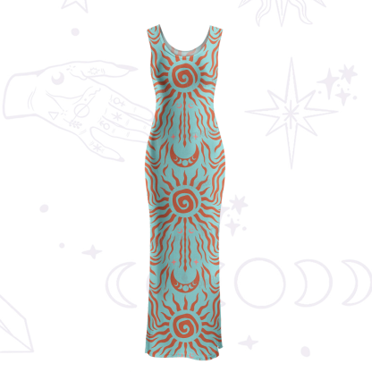 Purplehecate Solar Ritual Maxi Tank Beachwear Dress