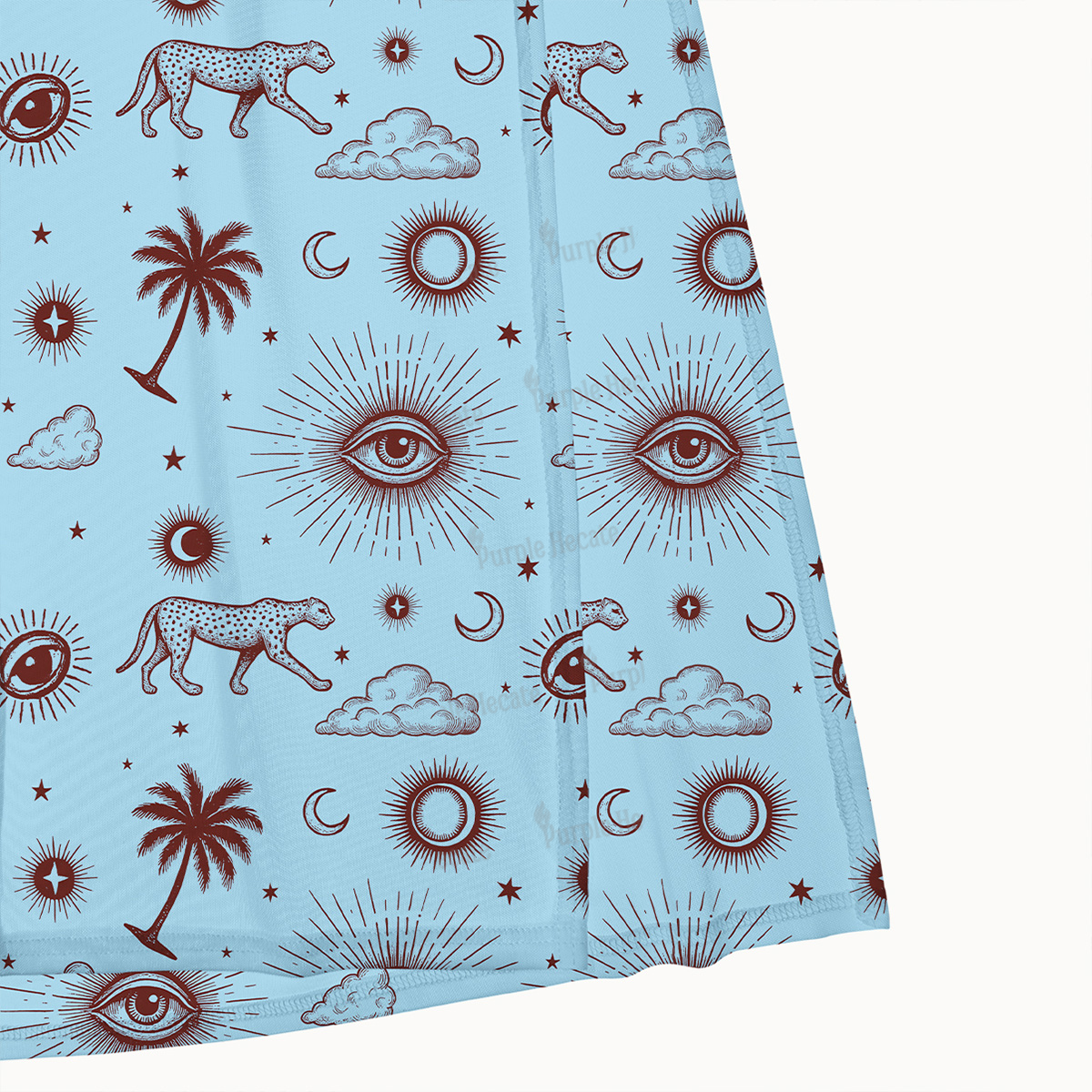 Purplehecate Eye of the Universe Maxi Tank Beachwear Dress