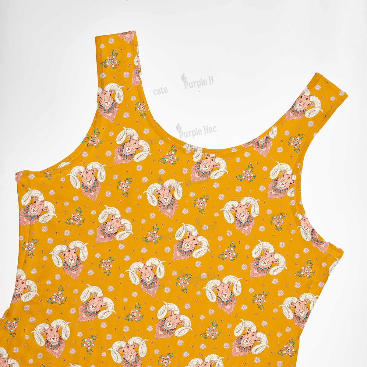 Purplehecate Aries Spirit Zodiac Maxi Tank Beachwear Dress