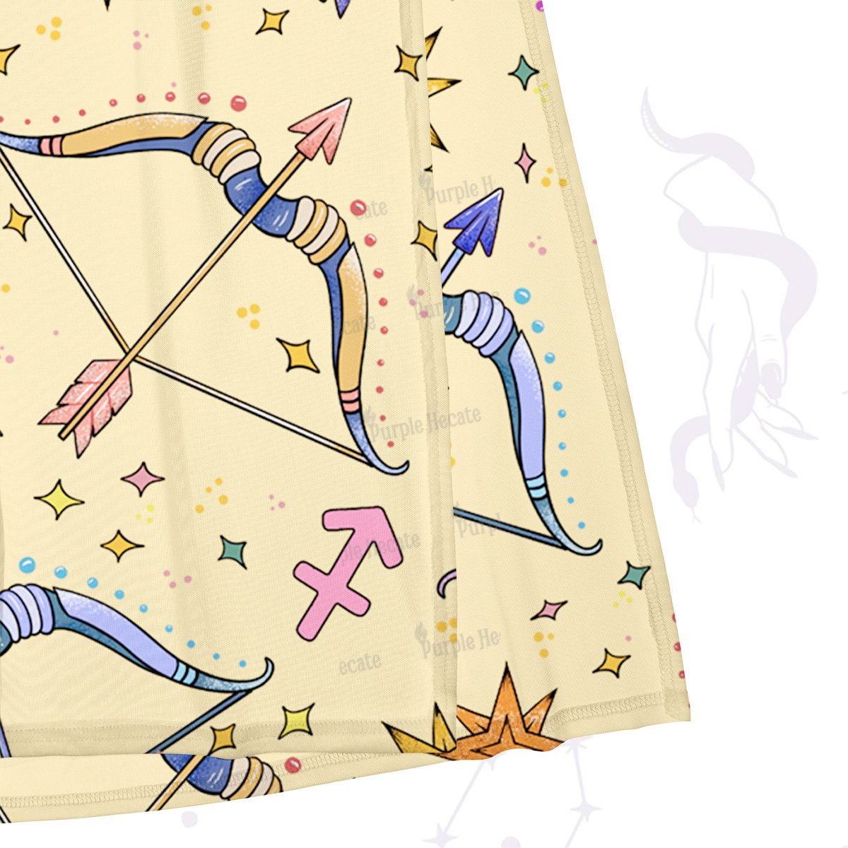 Purplehecate Sagittarius Spirit Zodiac Maxi Tank Beachwear Dress