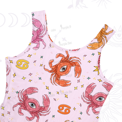Purplehecate The Cancer Zodiac Maxi Tank Beachwear Dress
