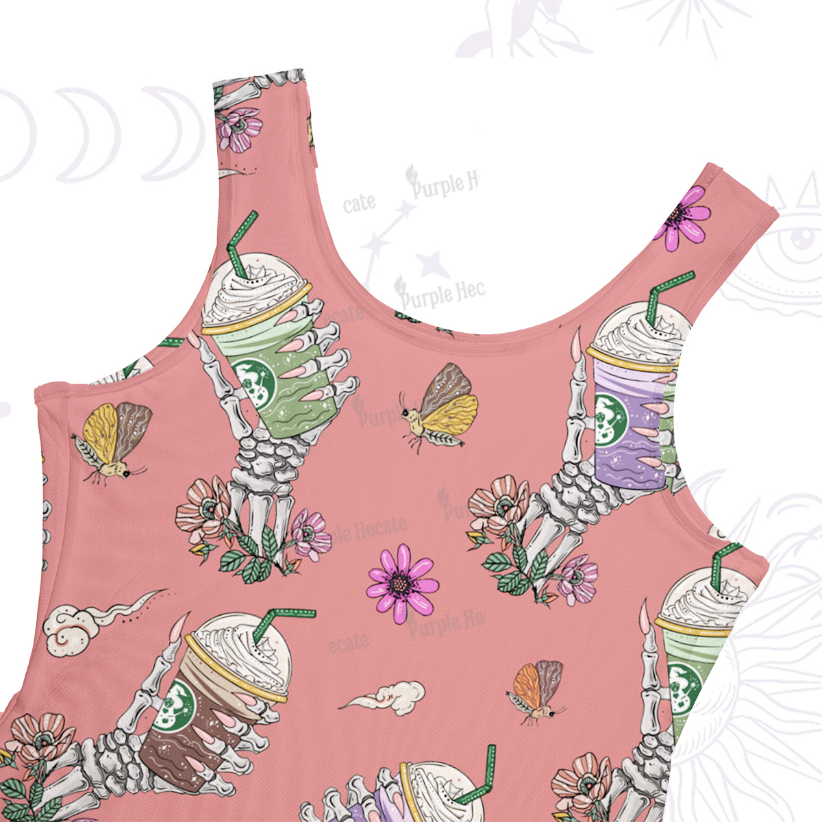 Purplehecate The Last Straw Maxi Tank Beachwear Dress