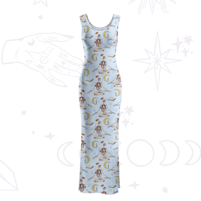 Purplehecate The Nurse Maxi Tank Beachwear Dress