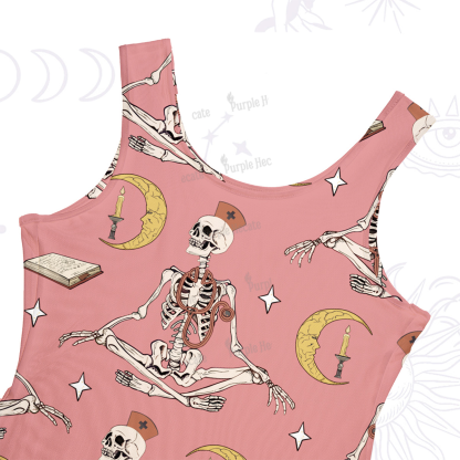 Purplehecate The Nurse Maxi Tank Beachwear Dress