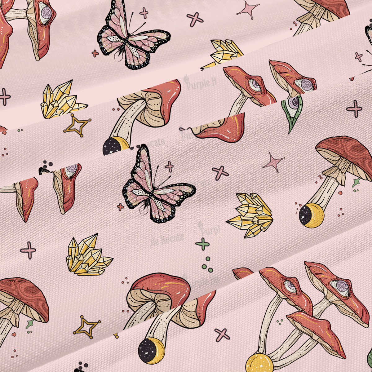 Purplehecate Whimsical Mushroom Maxi Tank Beachwear Dress