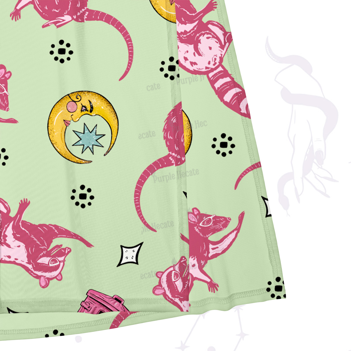 Purplehecate Team Trash Maxi Tank Beachwear Dress