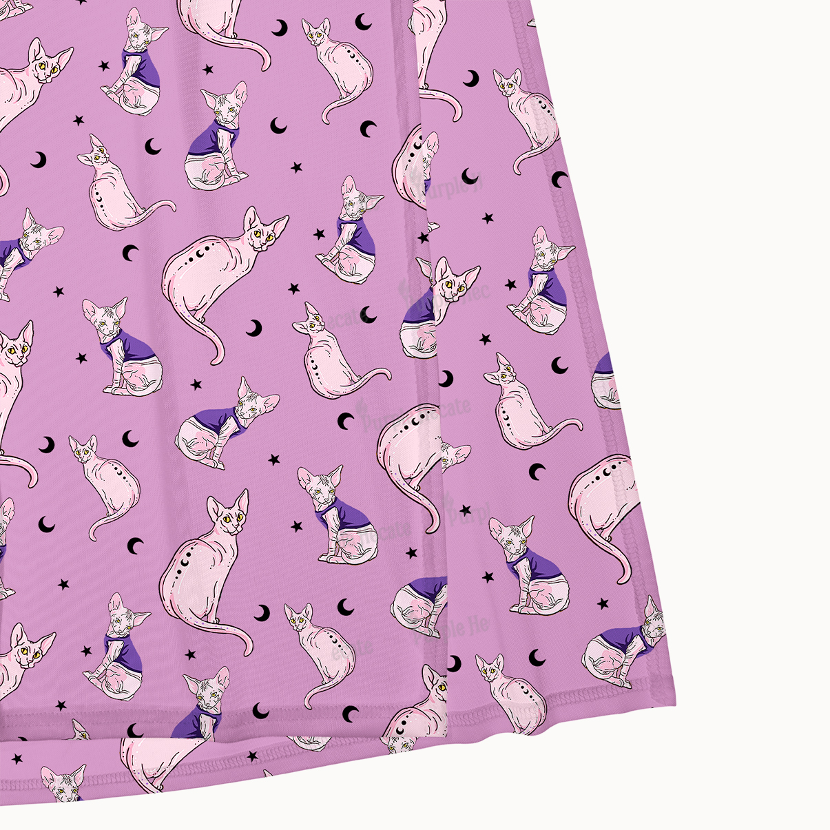 Purplehecate Celestial Sphinx Maxi Tank Beachwear Dress