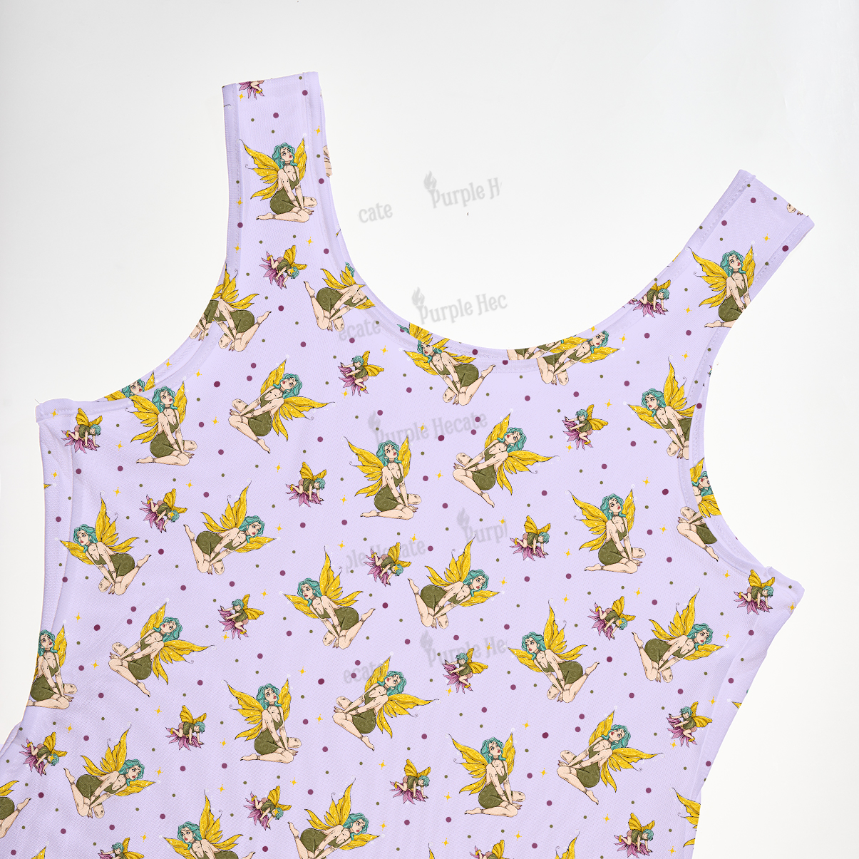 Purplehecate Fantasy Fairy Maxi Tank Beachwear Dress