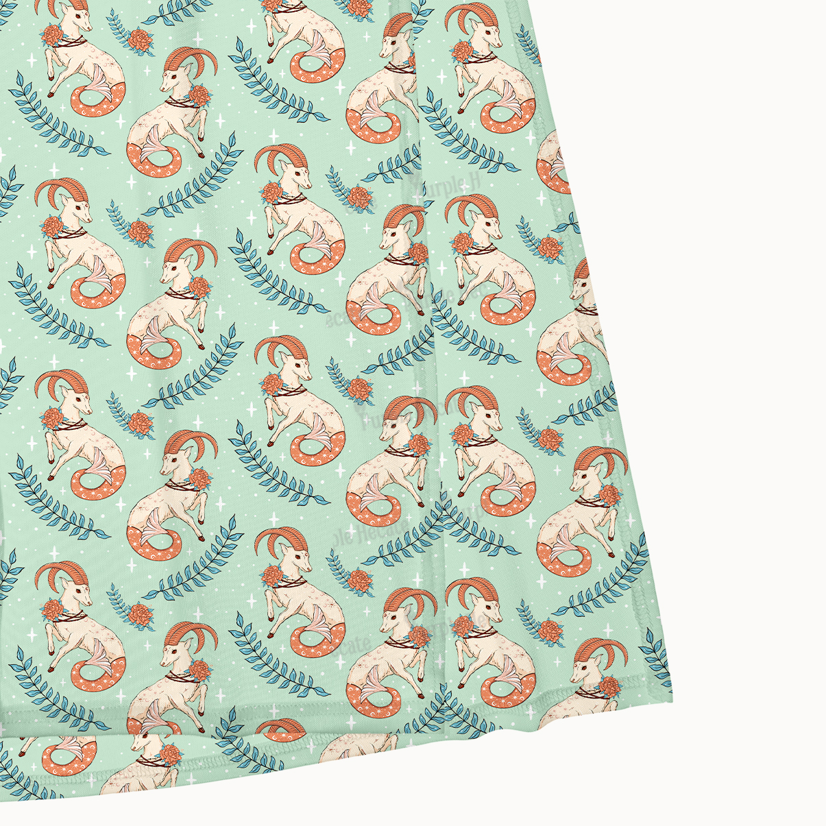 Purplehecate The Capricorn Zodiac Maxi Tank Beachwear Dress