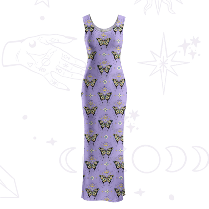 Purplehecate I Am Opening Maxi Tank Beachwear Dress