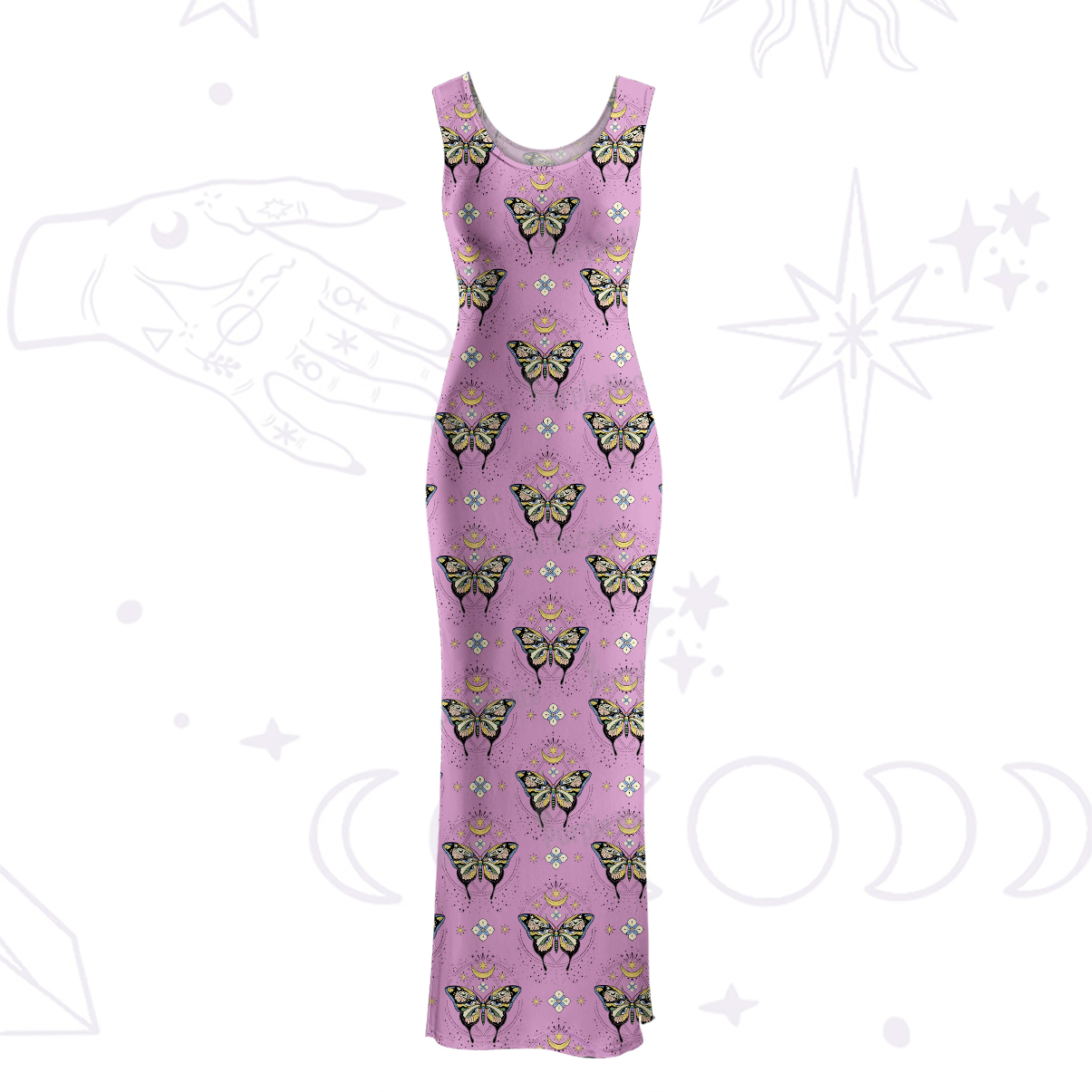 Purplehecate I Am Opening Maxi Tank Beachwear Dress