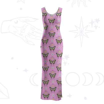 Purplehecate I Am Opening Maxi Tank Beachwear Dress