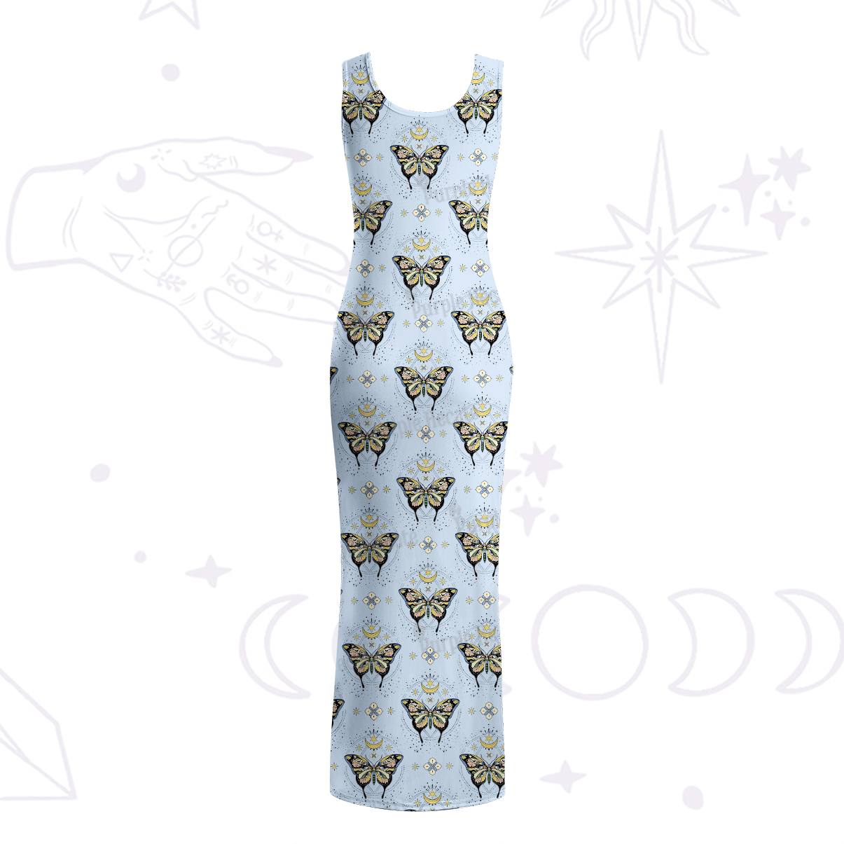 Purplehecate I Am Opening Maxi Tank Beachwear Dress