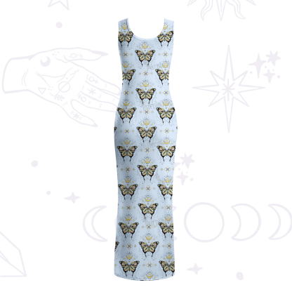 Purplehecate I Am Opening Maxi Tank Beachwear Dress