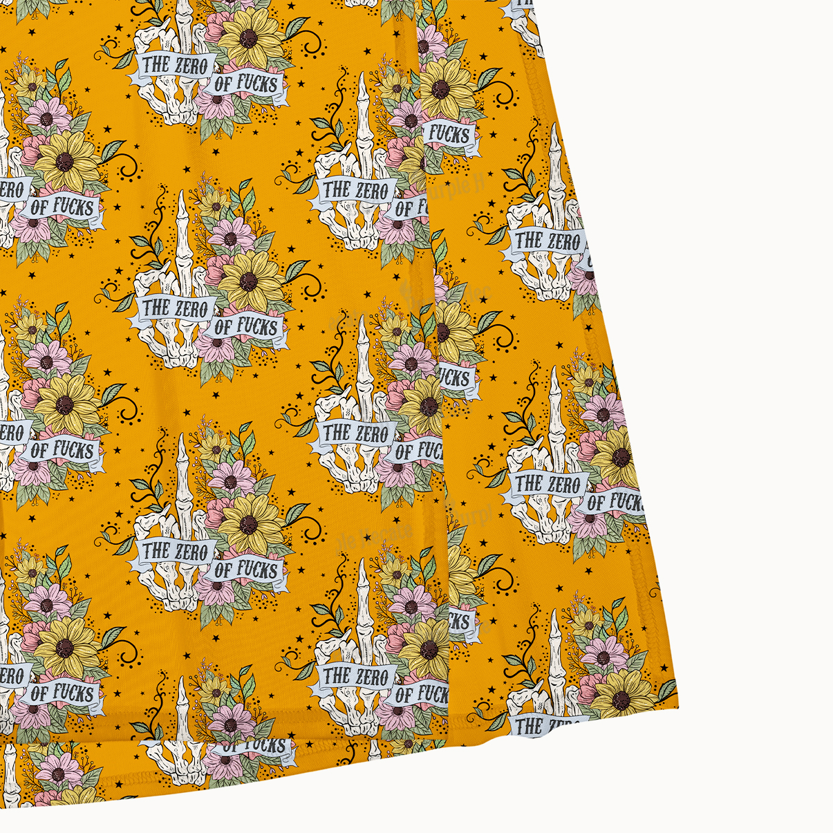 Purplehecate The Zero Of Fucks Maxi Tank Beachwear Dress