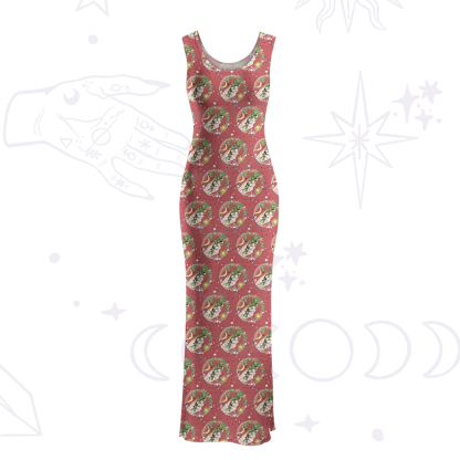 Purplehecate Go Sage Yourself Maxi Tank Beachwear Dress