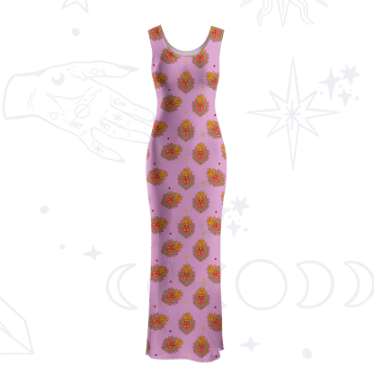 Purplehecate Sacred Heart Maxi Tank Beachwear Dress