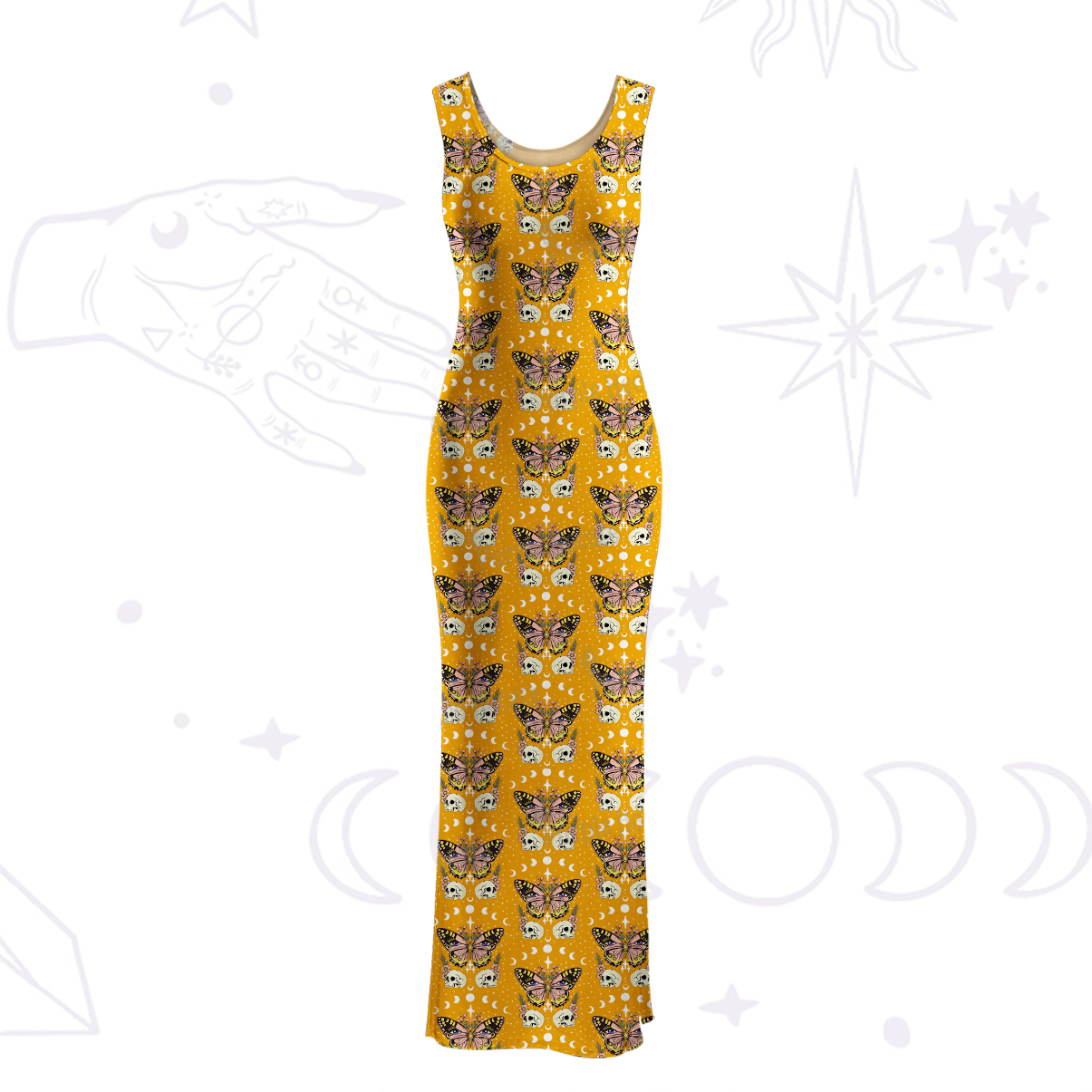 Purplehecate The Endings Won't End You Maxi Tank Beachwear Dress