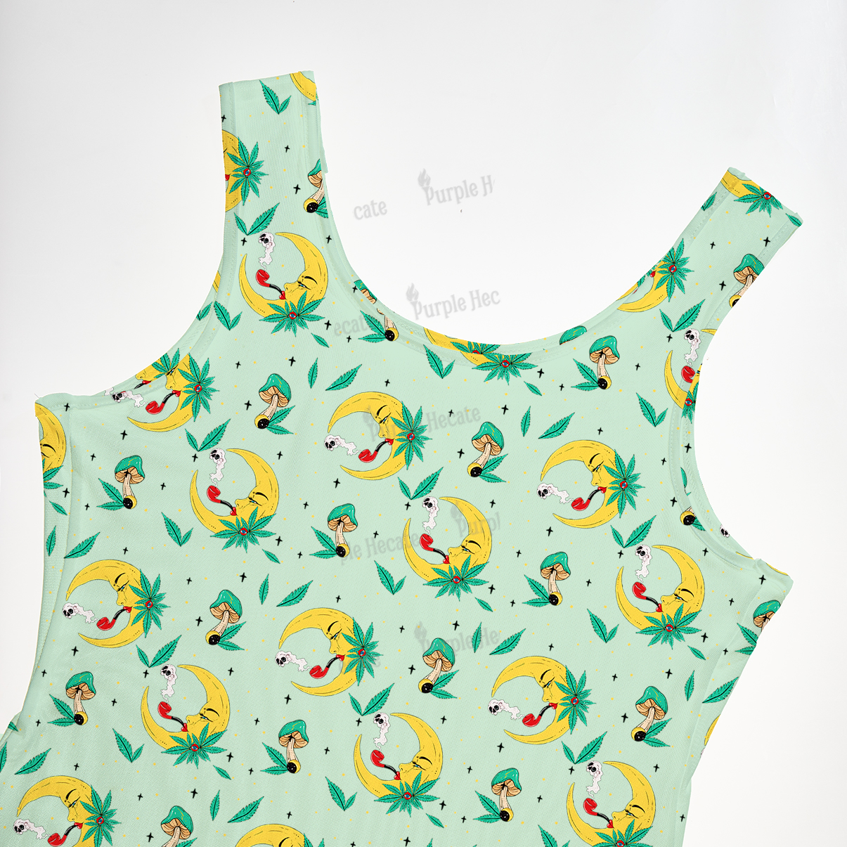 Purplehecate The Midnight Smoker Maxi Tank Beachwear Dress