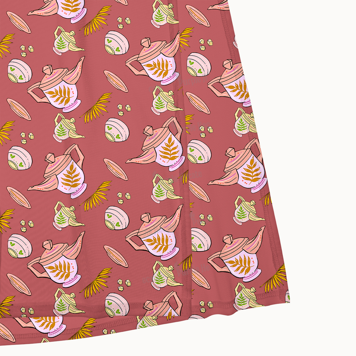 Purplehecate Mystical Teapot Maxi Tank Beachwear Dress