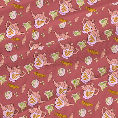 Purplehecate Mystical Teapot Maxi Tank Beachwear Dress