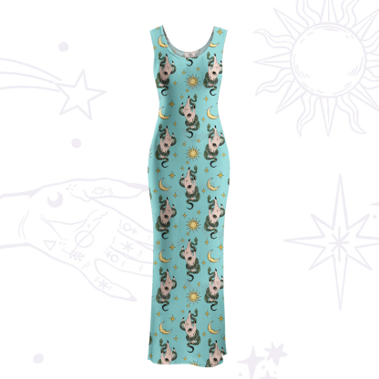 Purplehecate Reach For The Moon Tank Beachwear Dress