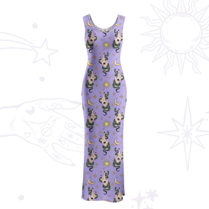Purplehecate Reach For The Moon Tank Beachwear Dress