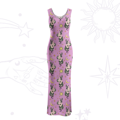 Purplehecate Reach For The Moon Tank Beachwear Dress
