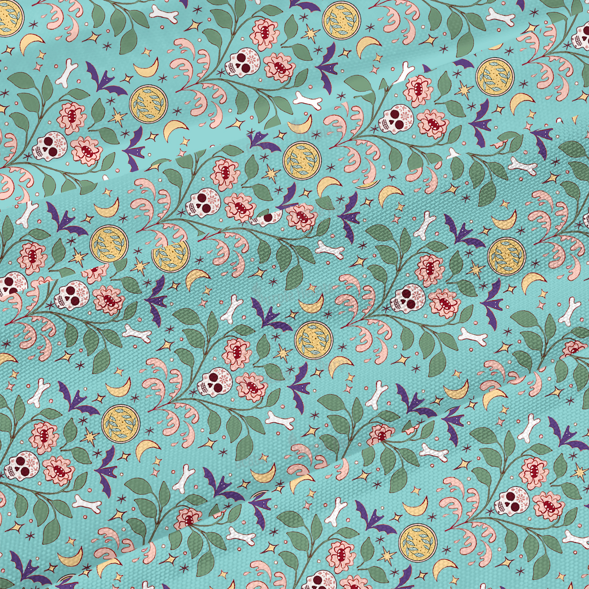 Purplehecate Gothic Floral Skeleton Maxi Tank Beachwear Dress