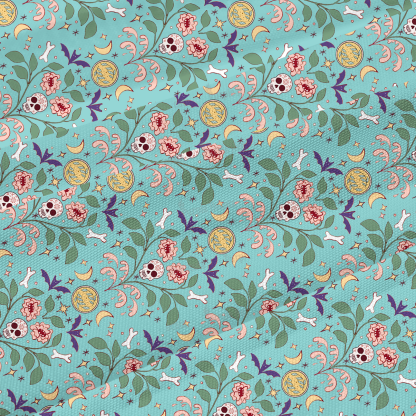 Purplehecate Gothic Floral Skeleton Maxi Tank Beachwear Dress