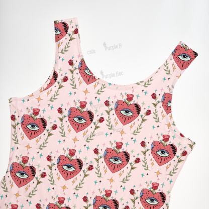 Purplehecate Mystic Eye Maxi Tank Beachwear Dress