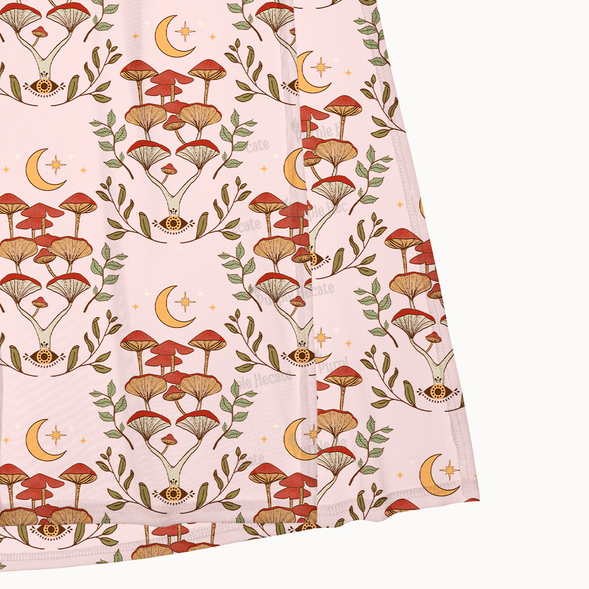 Purplehecate Psychedelic Mushrooms Maxi Tank Beachwear Dress