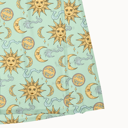 Purplehecate Magic of Sun and Moon Maxi Tank Beachwear Dress