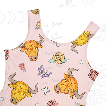 Purplehecate Taurus Spirit Zodiac Maxi Tank Beachwear Dress