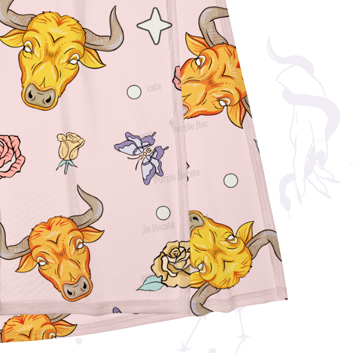 Purplehecate Taurus Spirit Zodiac Maxi Tank Beachwear Dress