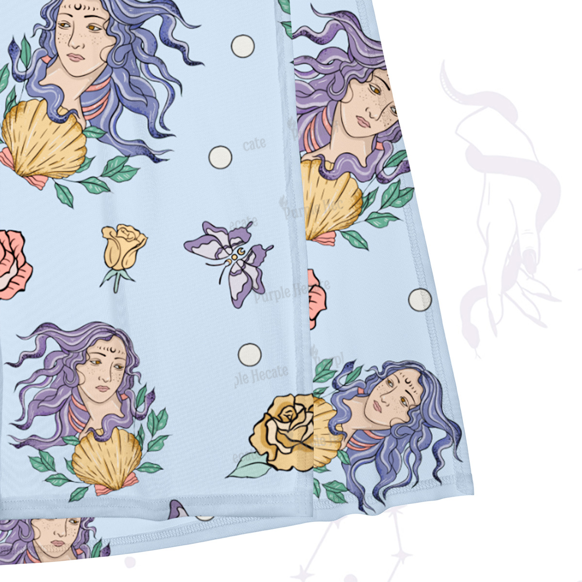 Purplehecate Virgo Spirit Zodiac Maxi Tank Beachwear Dress