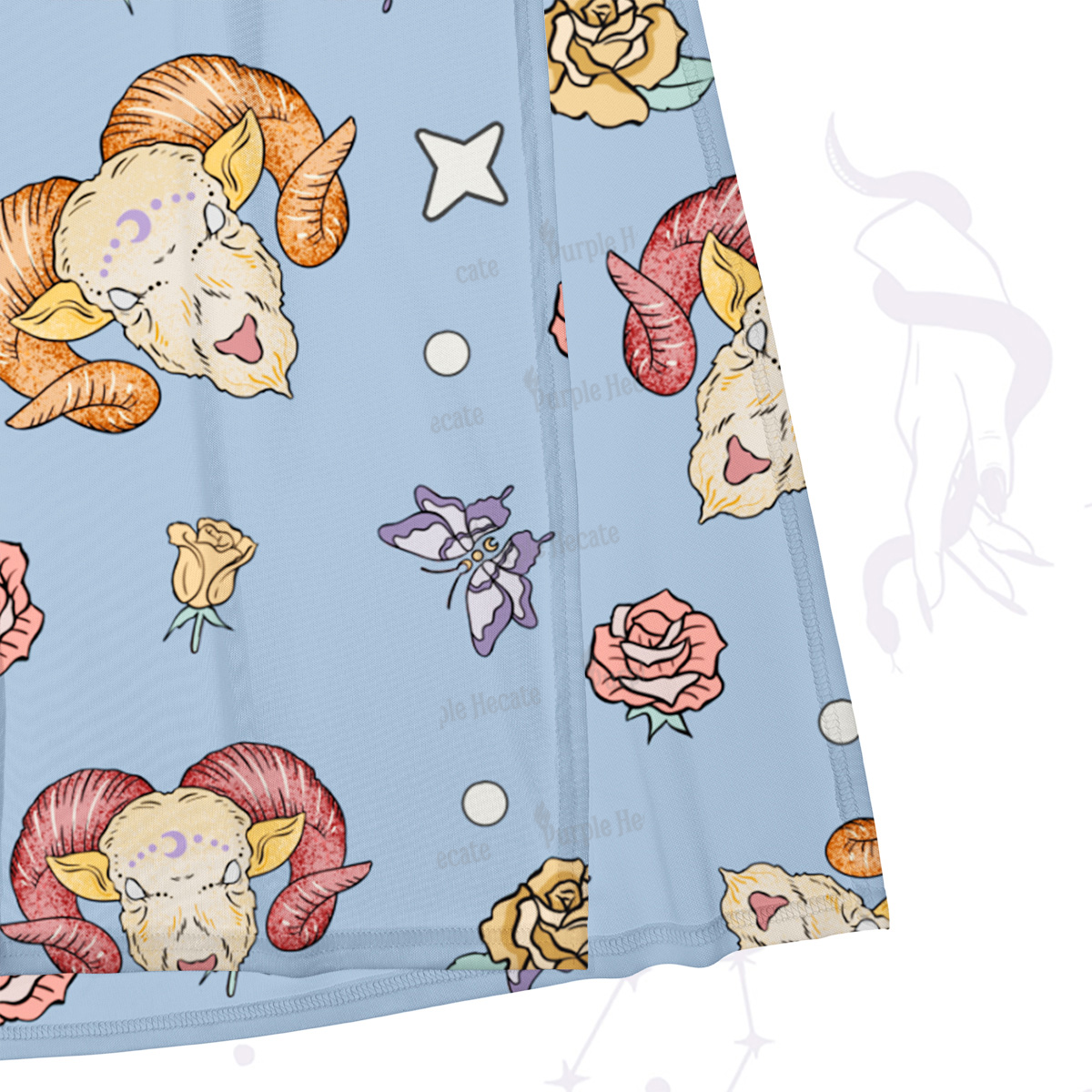 Purplehecate Aries Spirit Zodiac Maxi Tank Beachwear Dress