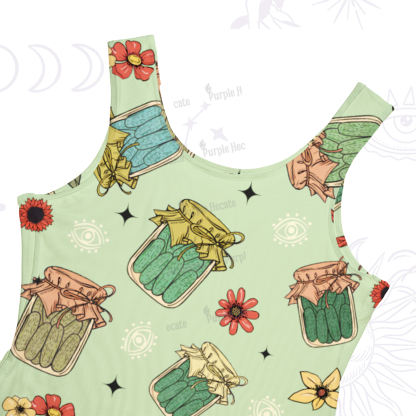 Purplehecate The Pickles Maxi Tank Beachwear Dress